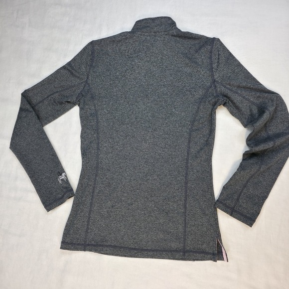 Goode Rider Womens Equestrian Quarter Zip Pullover Top Grey Small Horse Riding - Picture 9 of 9